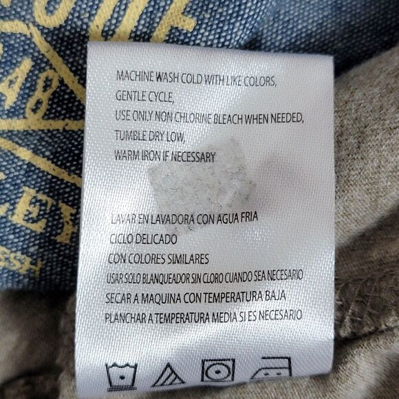 Weatherproof Vintage Henley Pullover Shirt Mens Large Brown Long Sleeve Tee - Picture 12 of 12